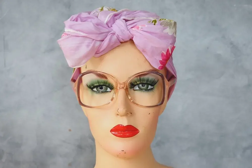 Vintage 1970s Eyeglasses Grandma Chic Boho Festival NOS Jackie O USA 53-15